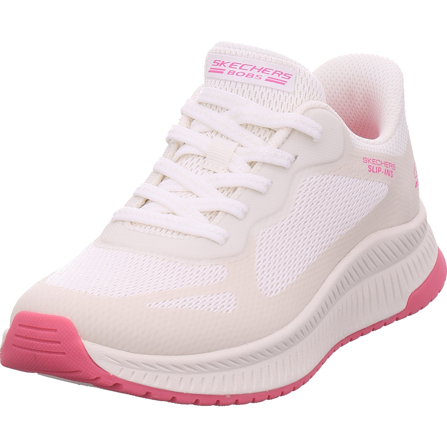 Dámské nazouváky SKECHERS v bílé barvě