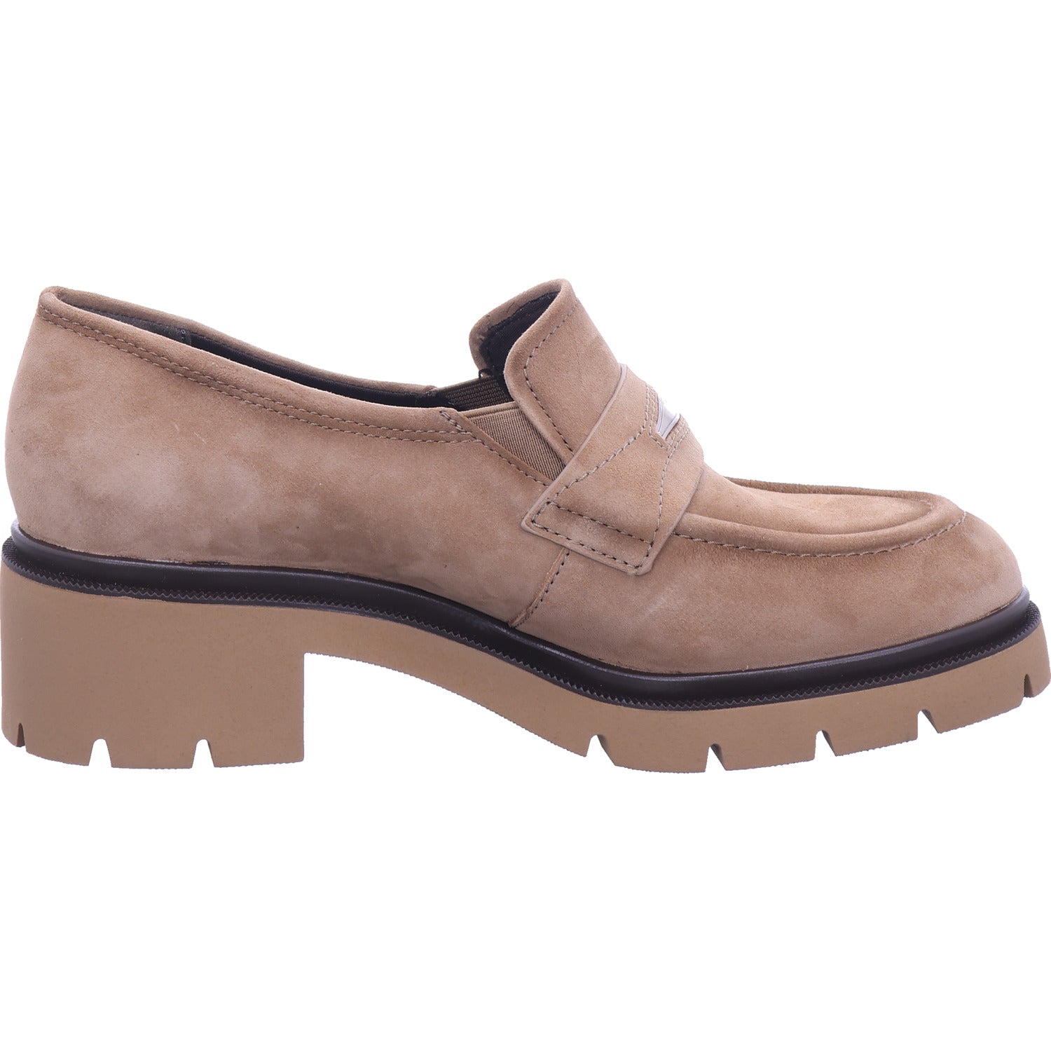 Tamaris Damen Slipper  in hell-braun