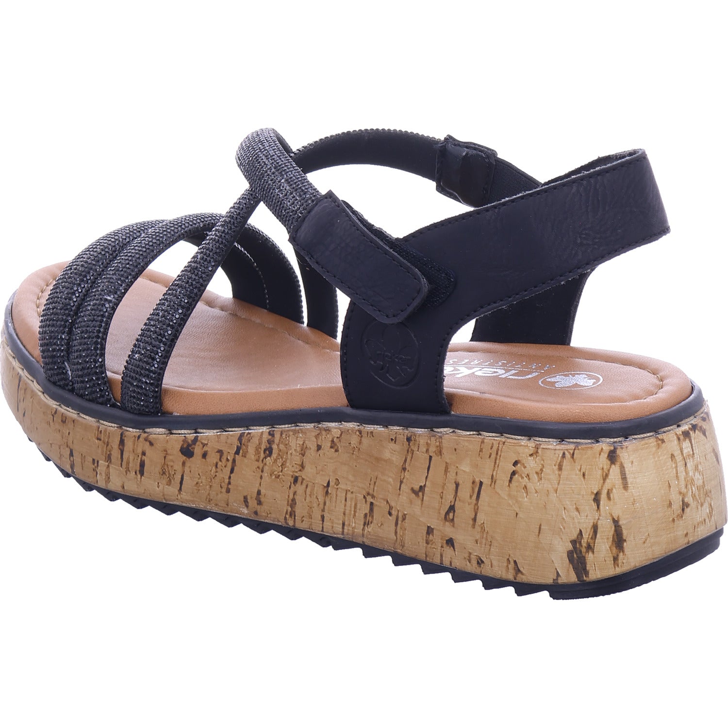 Rieker Women's Sandal in black