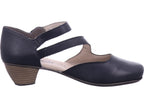 Rieker Damen Pump Fsk Damen Halbschuhe in schwarz