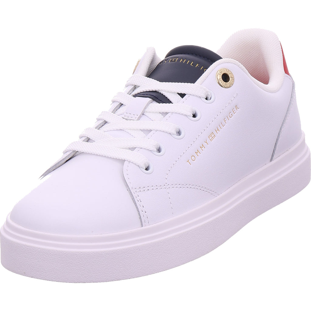 Tommy Hilfiger Damen Sneaker Th Feminine Cupsole Leather in weiß