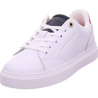 Tommy Hilfiger Damen Sneaker Th Feminine Cupsole Leather in weiß