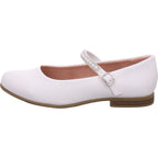 Planet Footwear Girls' Half Shoe Ballerina Kids in white