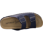 Planet Footwear Men's Mule Men's Arch Support Mules in blue