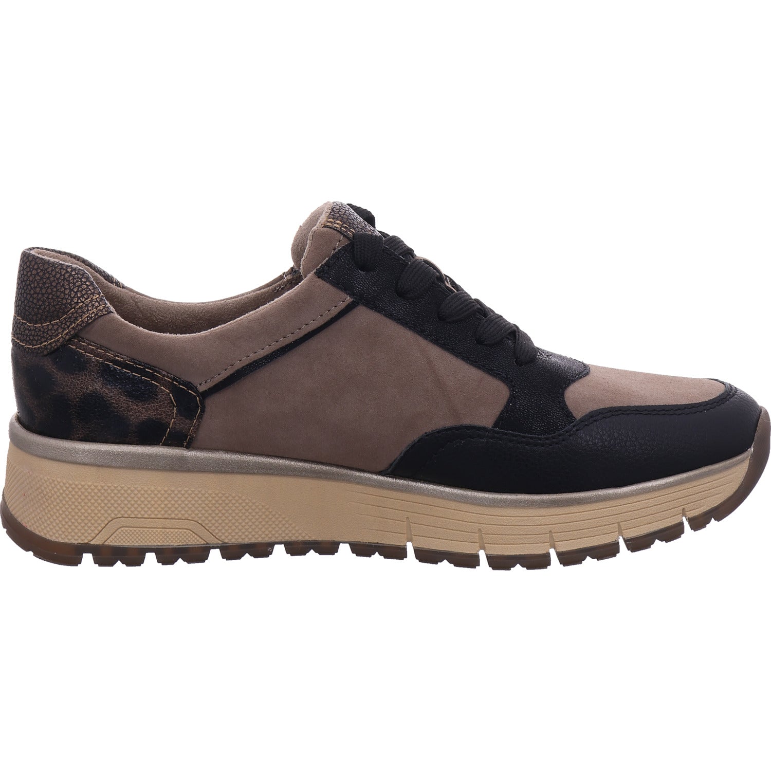 Jana Damen Sneaker  in sand-taupe