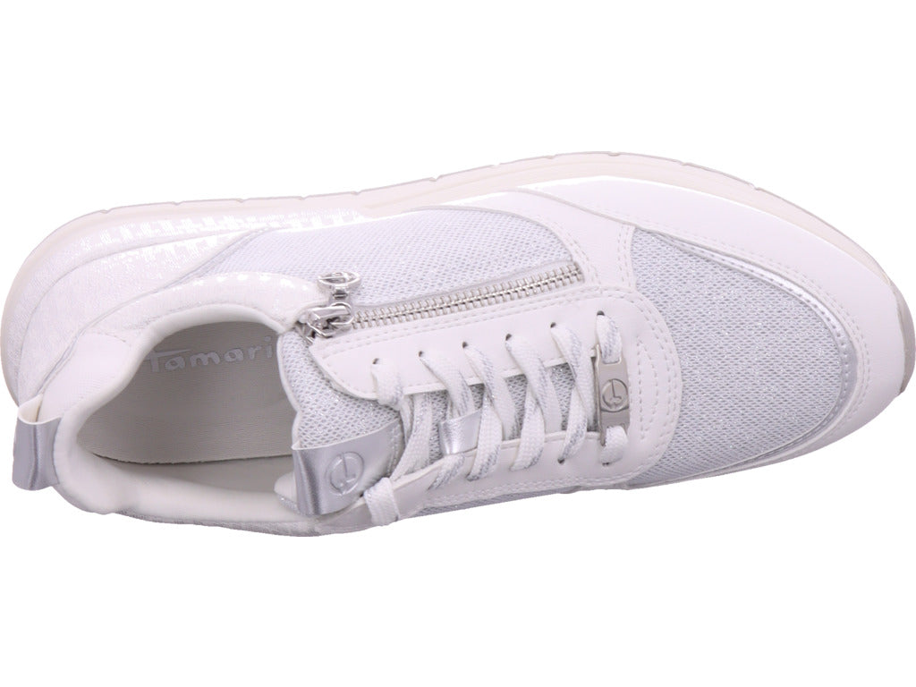 Tamaris women's sneakers in white
