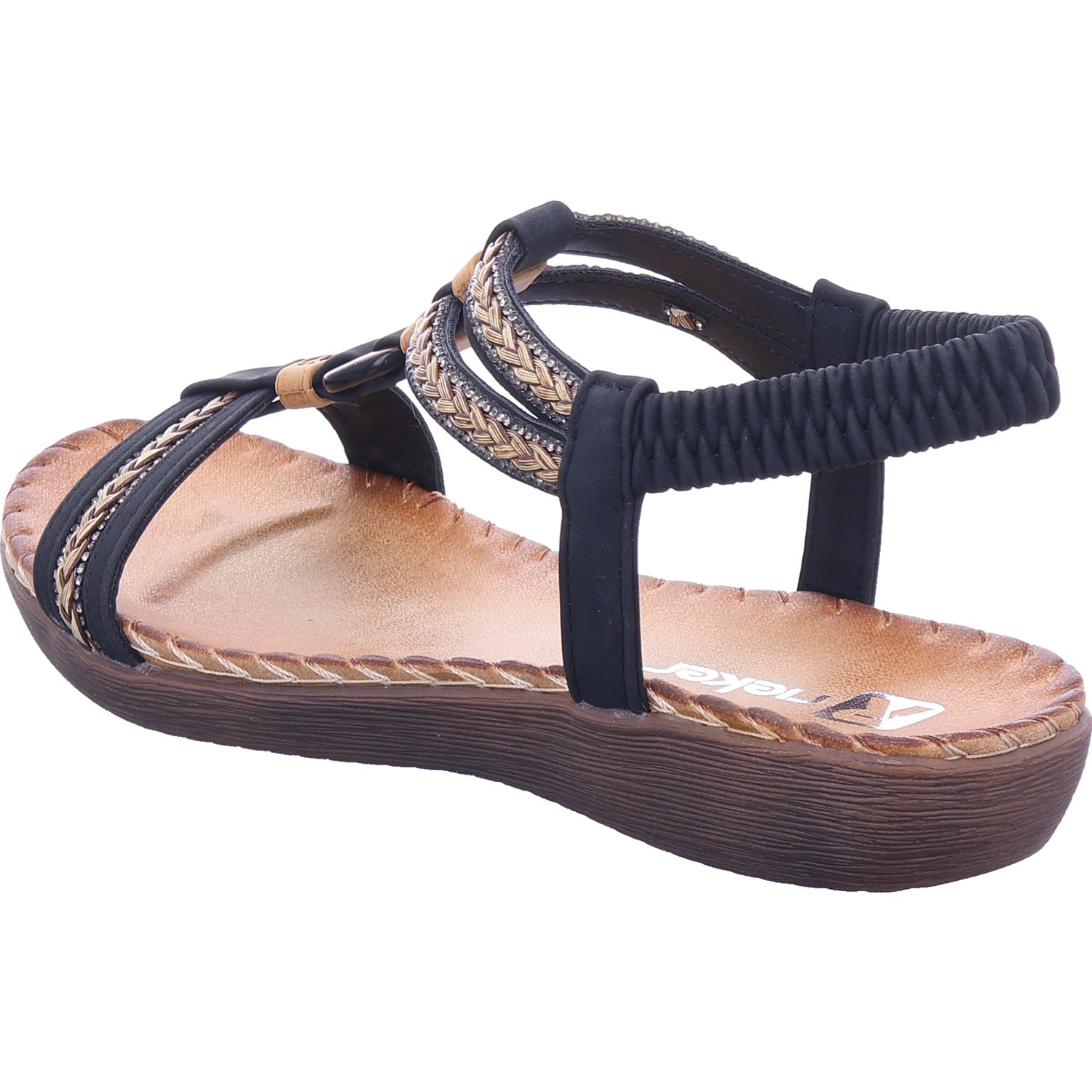 Rieker Women's Sandal in Black