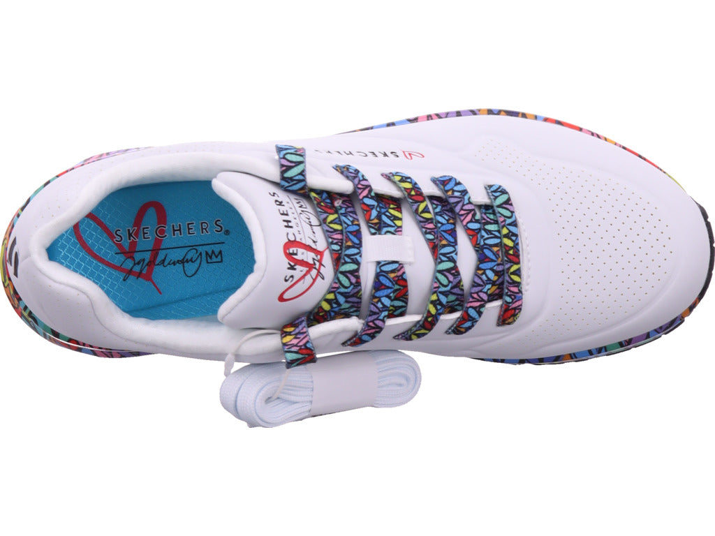 SKECHERS Damen Sneaker Uno Ravaged Love in frei