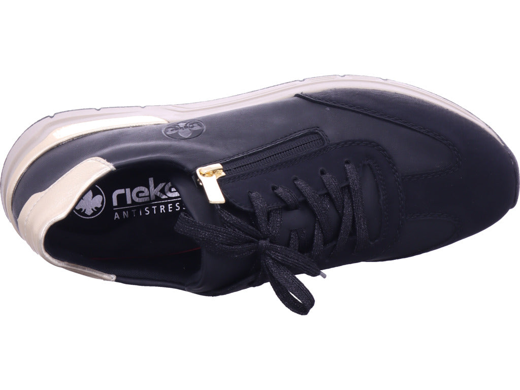 Rieker Women's Sneakers Hwk Women's Low Shoes in black