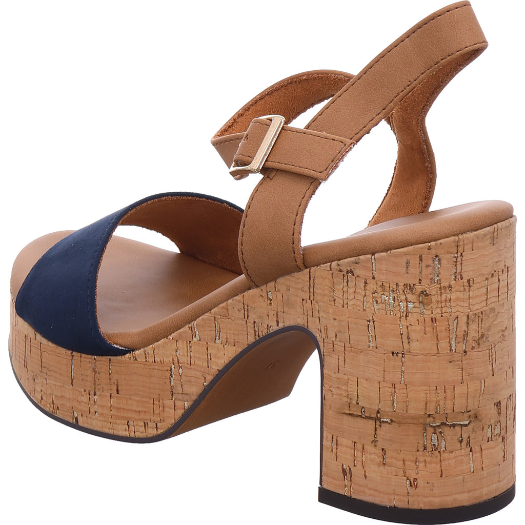 Marco Tozzi Damen Sandale  in blau