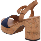 Marco Tozzi Damen Sandale  in blau