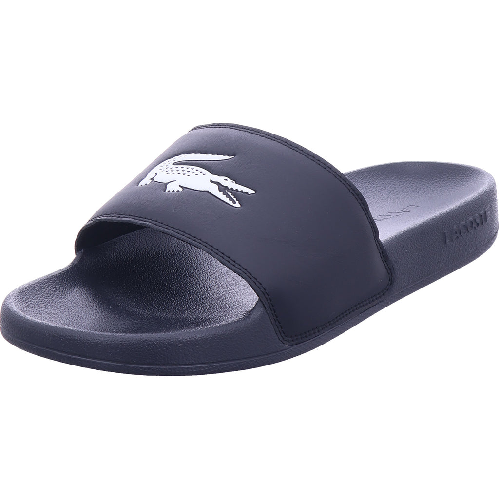 Lacoste Herren Badeschuh Serve Slides in schwarz
