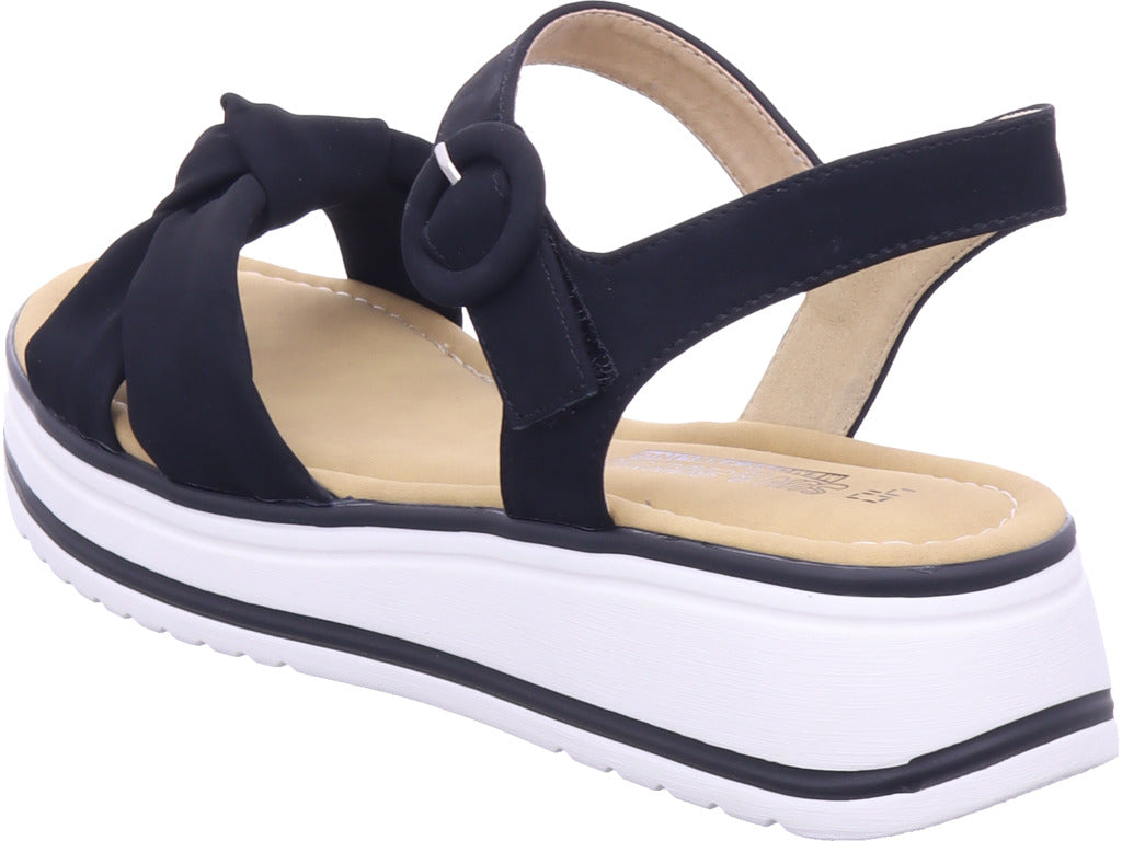 Shoe-world Damen Sandalette  in schwarz