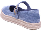 TOMS Women's Espadrille Flats in blue