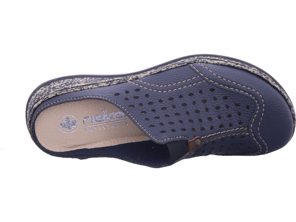 Rieker Women's Mule Fsk Women's Low Shoes in blue