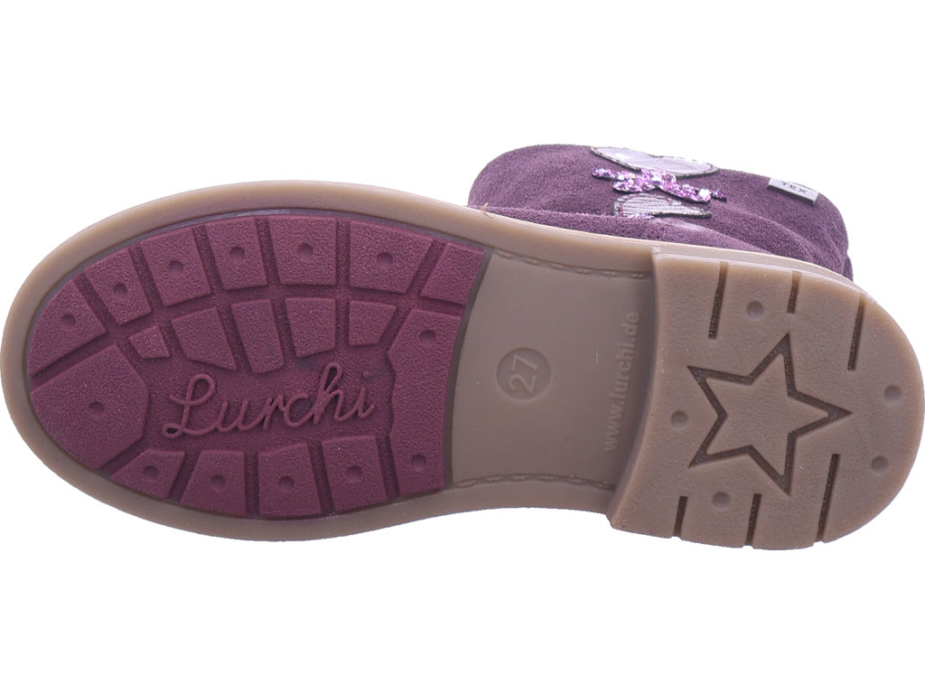 Dívčí bunda Lurchi Famosa-Tex velikost S ve fialové barvě