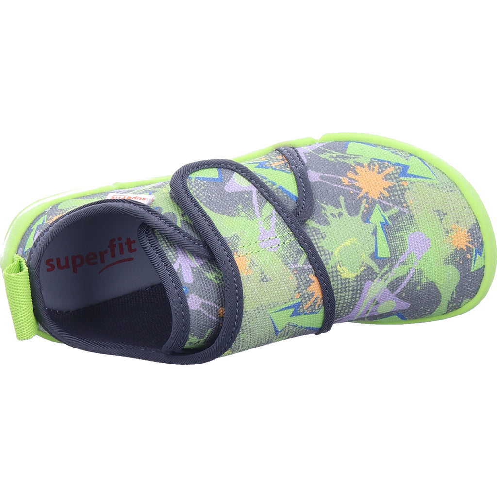 Superfit Jungen Hausschuh Hausschuh Textil \ Venti in grau