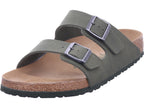 Birkenstock Herren Pantoffel Arizona Vegan Synthetics Deser in grün
