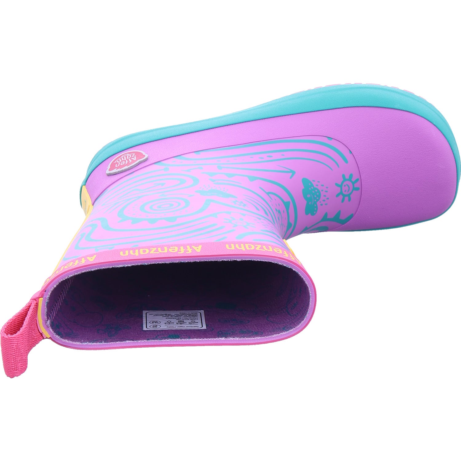 Affenzahn Mädchen Gummistiefel Rainboot Vegan Plashy in pink