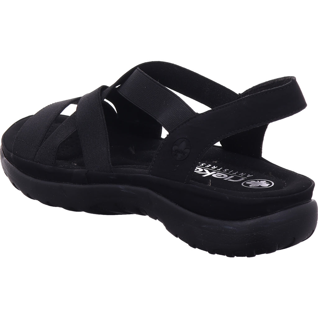 Rieker Women's Sandal in black