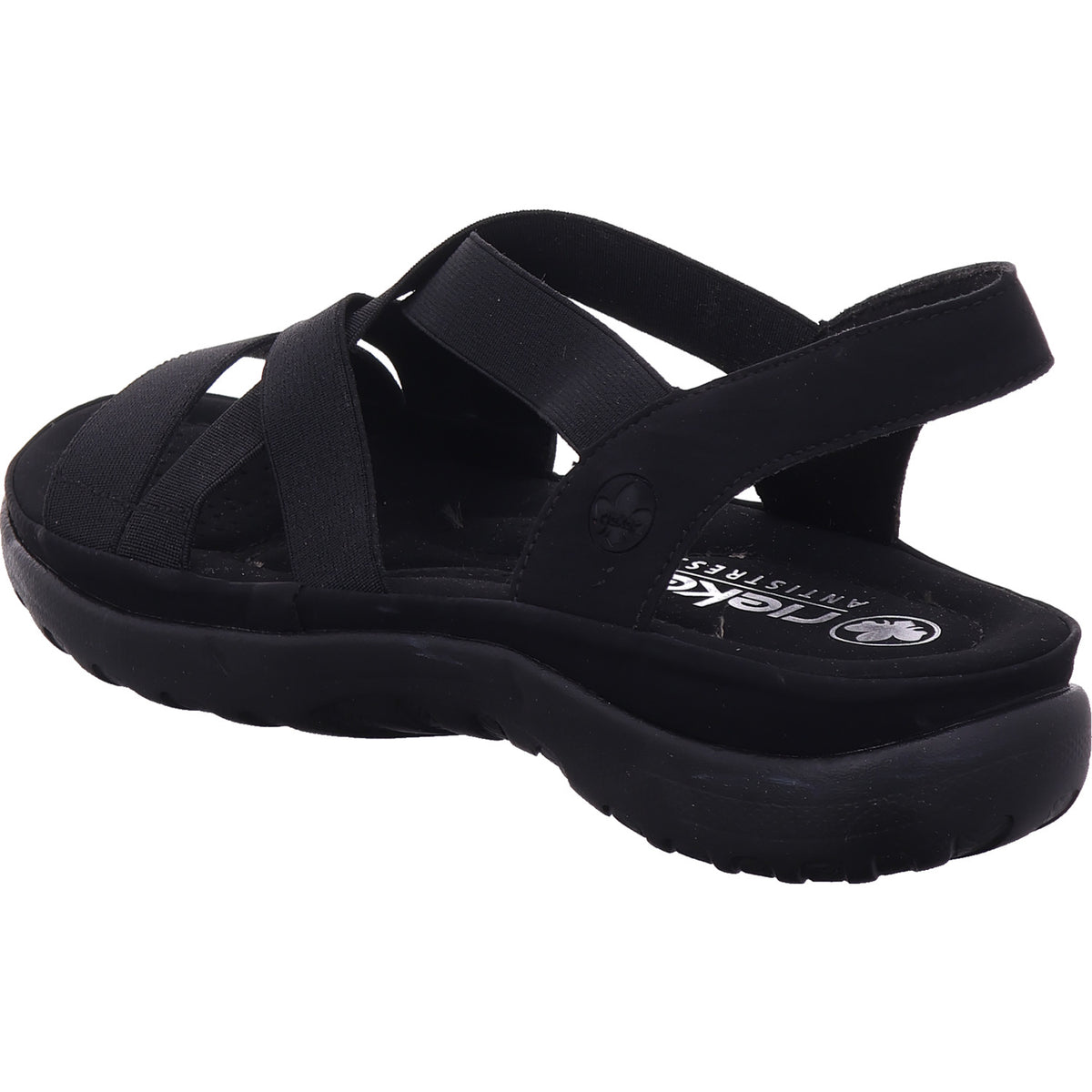 Rieker Damen Sandale  in schwarz