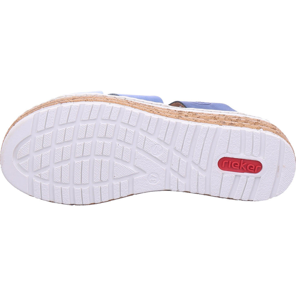 Rieker Women's Mule in blue