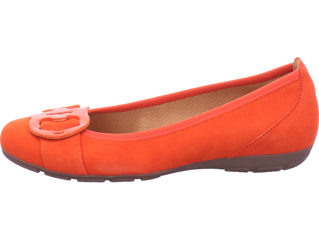 Gabor Women's Ballerinas in Orange