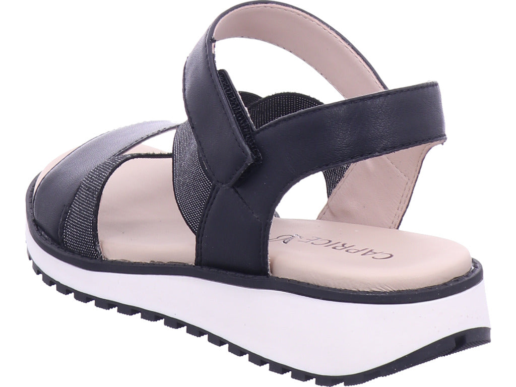 Caprice Damen Sandalette Women Sandals in schwarz