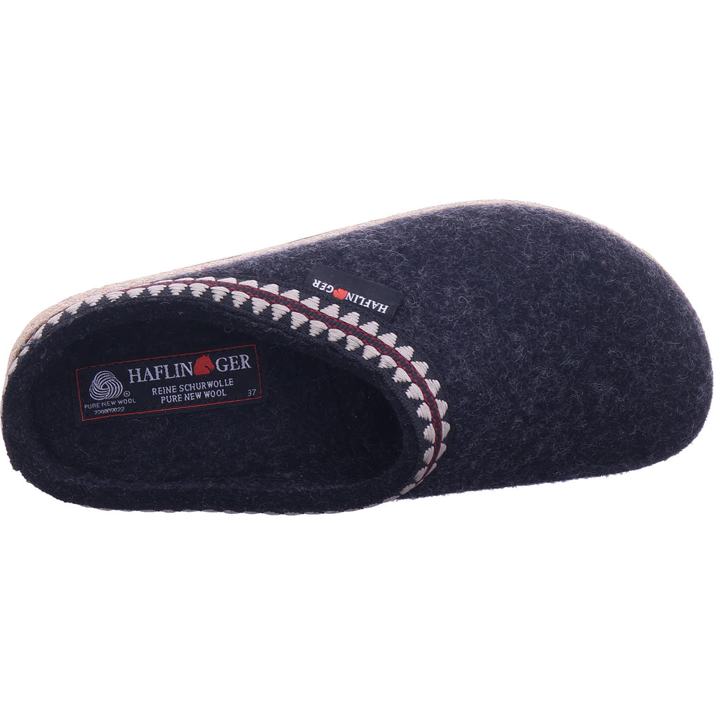 Haflinger Unisex – Dospělí Bačkory v šedé barvě