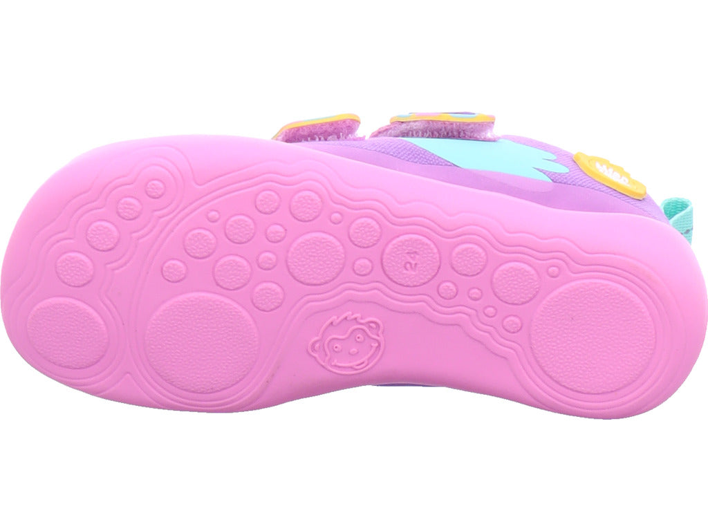 Affenzahn Mädchen Halbschuh Barfußschuh  Kreativ Tukan in pink