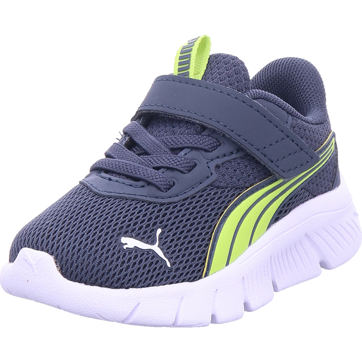 Chlapecká sportovní bota Puma Flexfocus Modern Ac v šedé barvě
