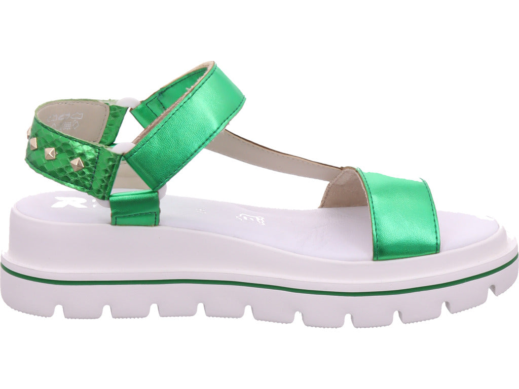 Rieker Damen Sandale Fsk Damen Sandalen in grün