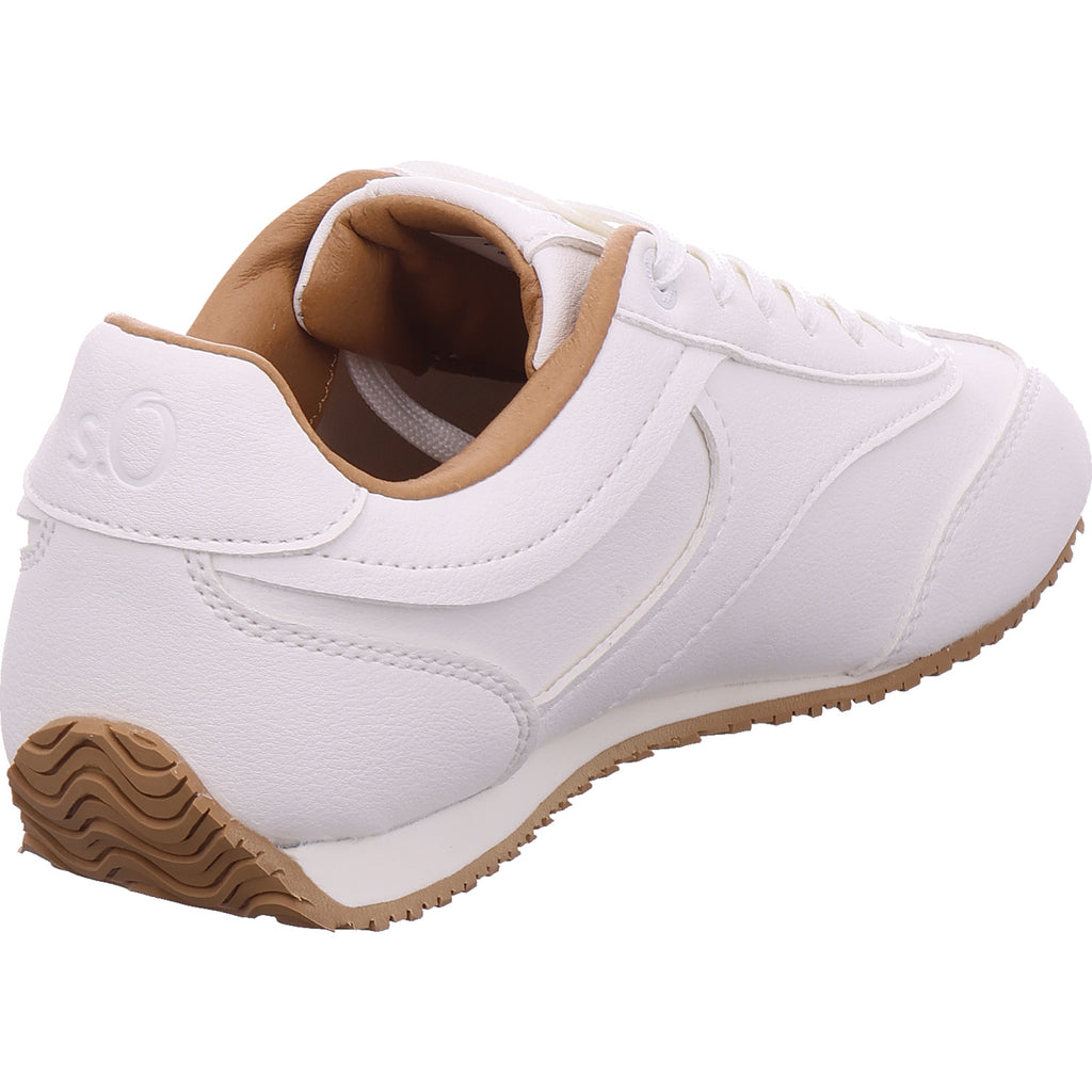 s.Oliver women's sneakers in white