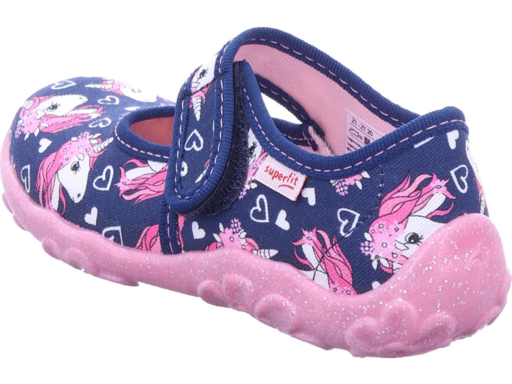 Dívčí textilní pantofle Legero \ Bonny v modré barvě