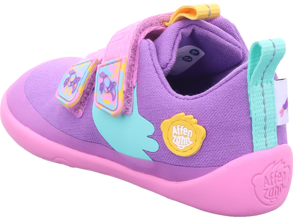 Affenzahn Mädchen Halbschuh Barfußschuh  Kreativ Tukan in pink