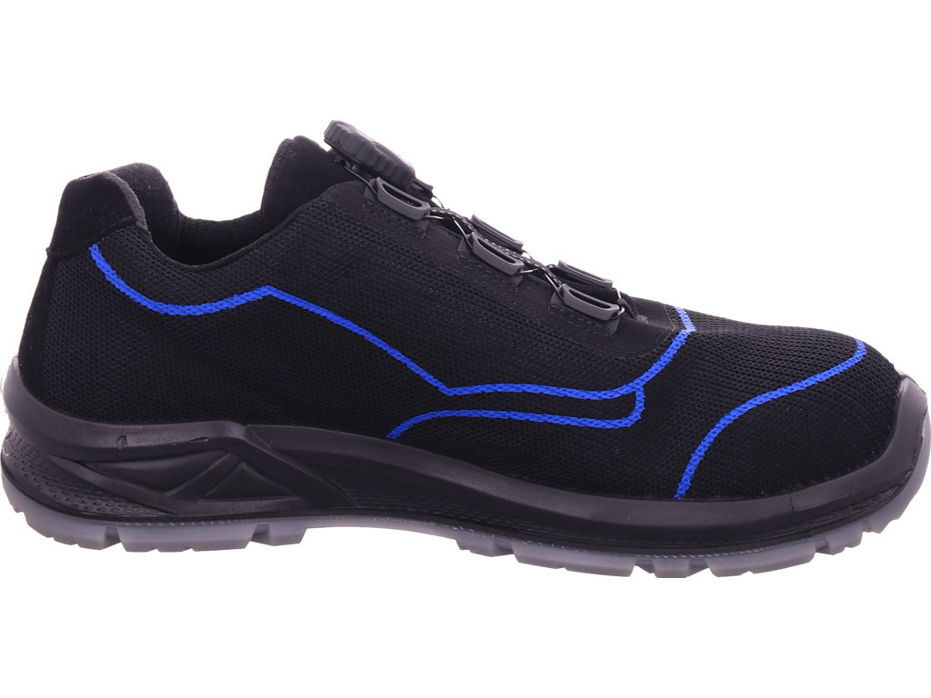 Leopard men's work shoes in black