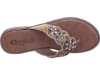 Queens Damen Pantolette  in bronze
