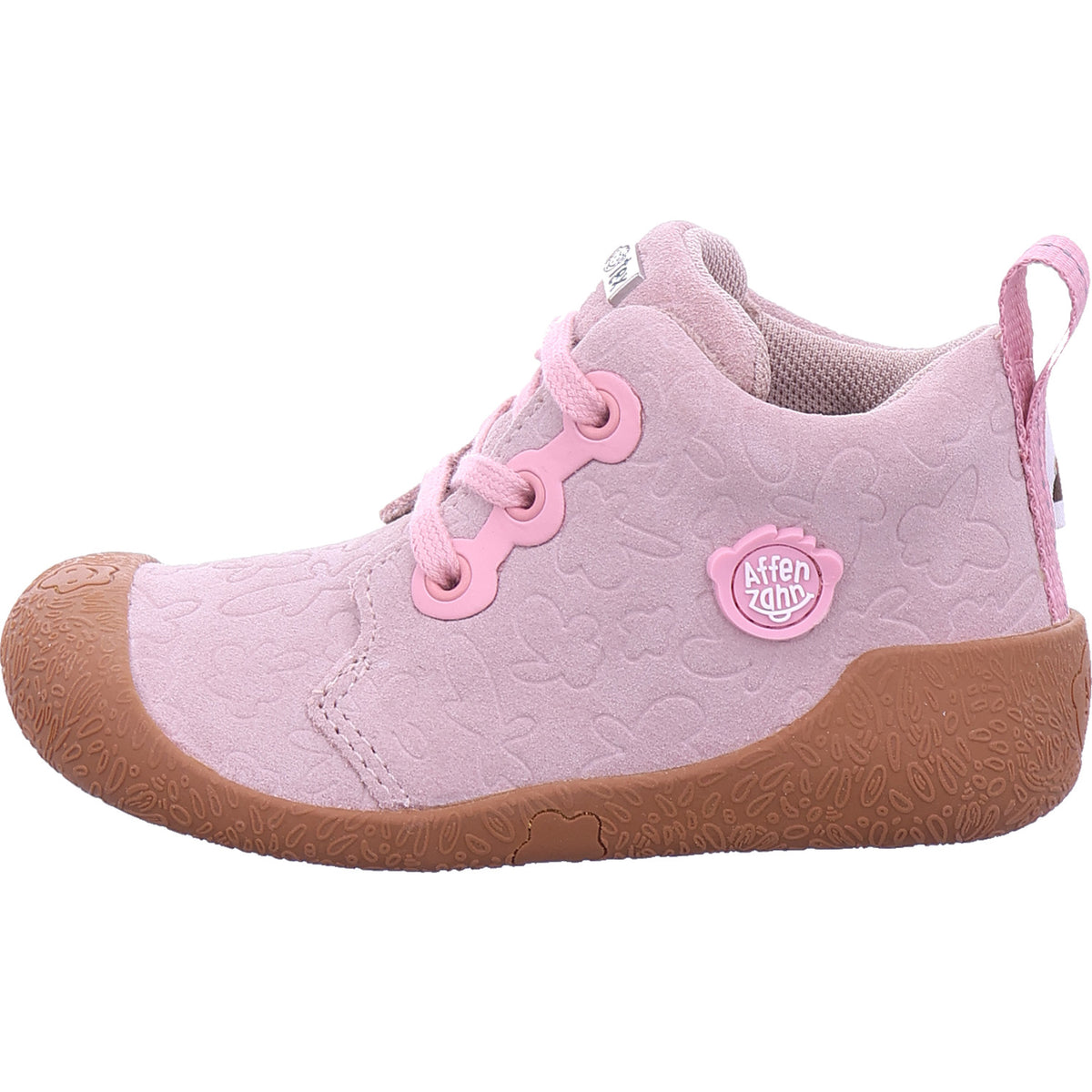Affenzahn Mädchen Lauflernschuh Leather Talky Affenzahn in rose