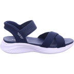 SKECHERS Dámské sandály Ultra Flex 3,0 v modré barvě
