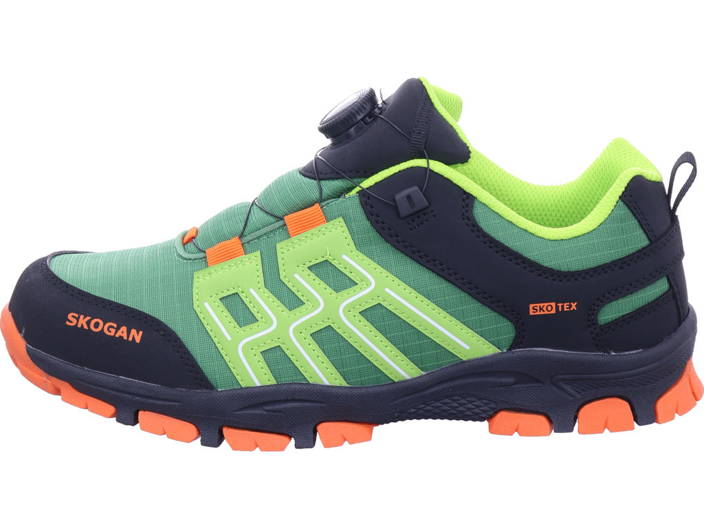 Chlapecké turistické boty Skogan v zelené barvě