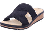 Rieker Damen Pantolette Fsk Damen Sandalen in schwarz
