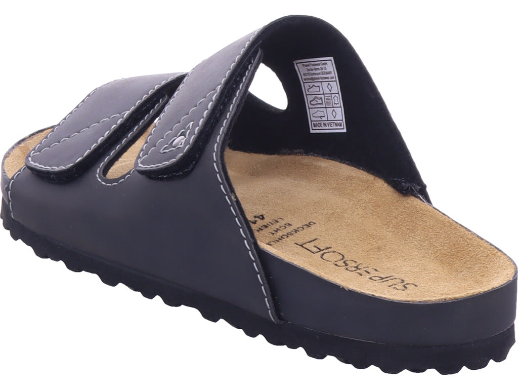 Planet Footwear Herren Pantolette  in schwarz