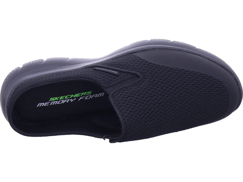 SKECHERS pánské nazouváky v černé barvě