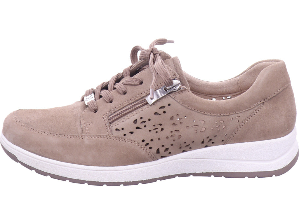 Caprice Damen Sneaker Women Lace-Up in beige