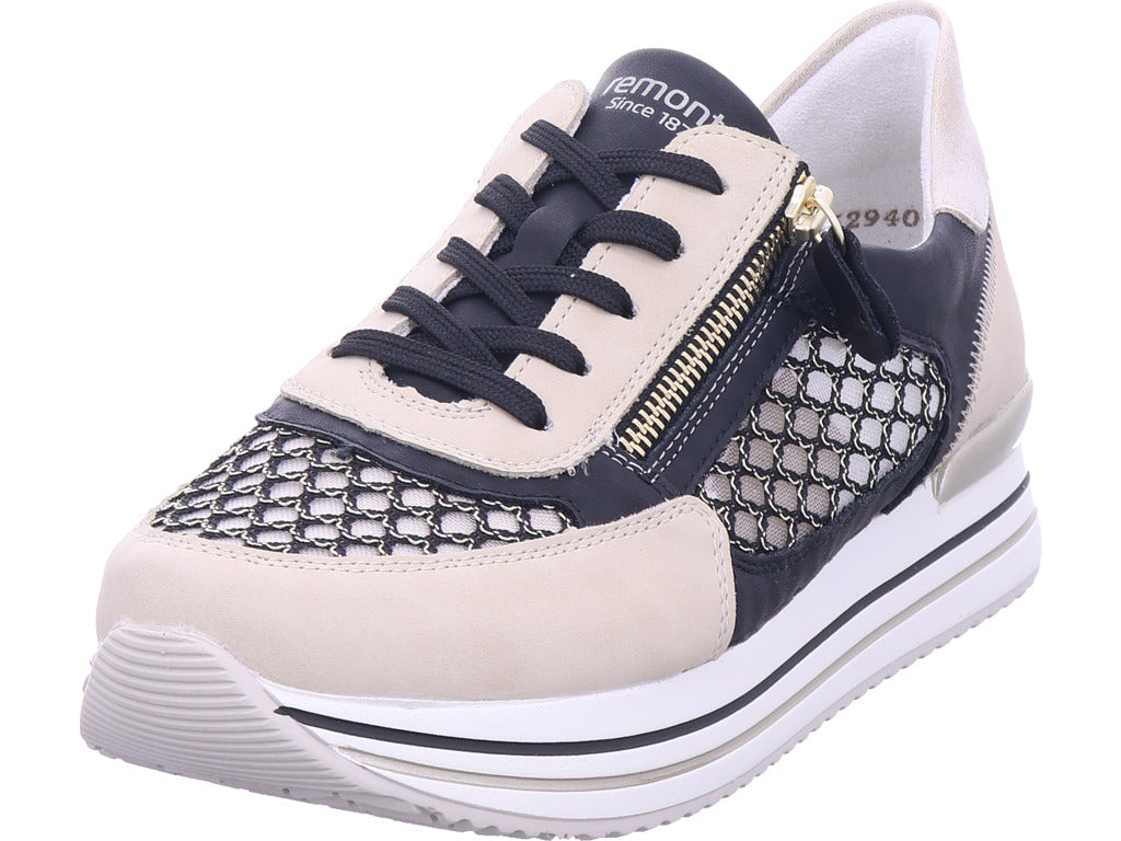 Remonte Damen Sneaker  in schwarz