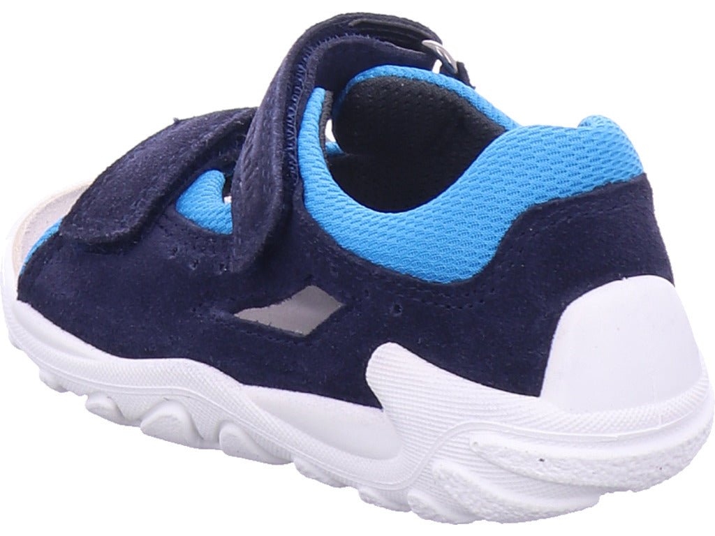 Superfit Jungen  Sandale Leder \ Flow in blau