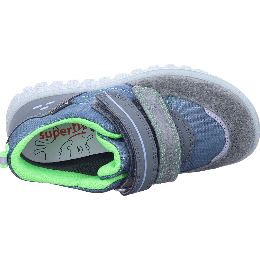 Superfit Boys' Sport7 Mini low-top shoe in green
