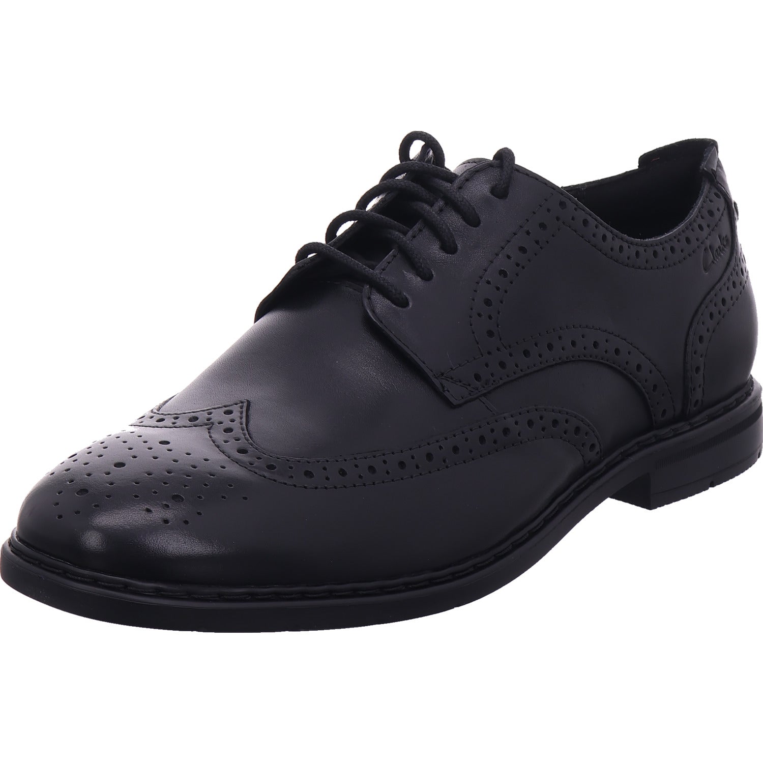 Clarks Herren Halbschuh Banbury Tip in schwarz