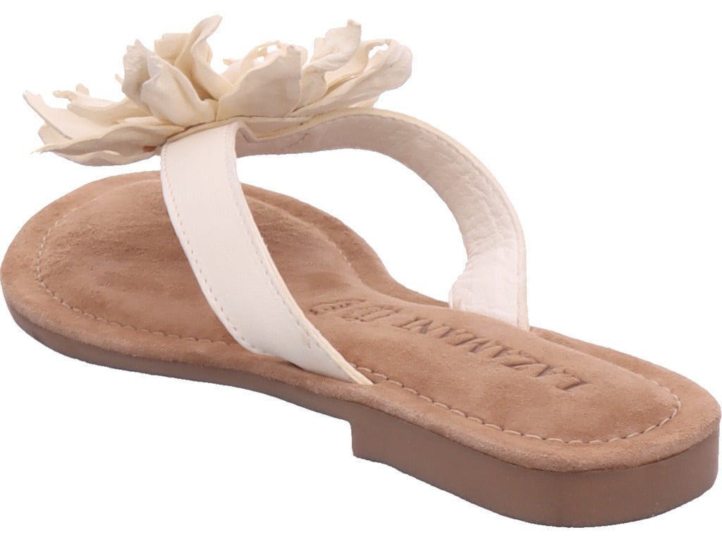 Lazamani Damen Pantolette  in weiß