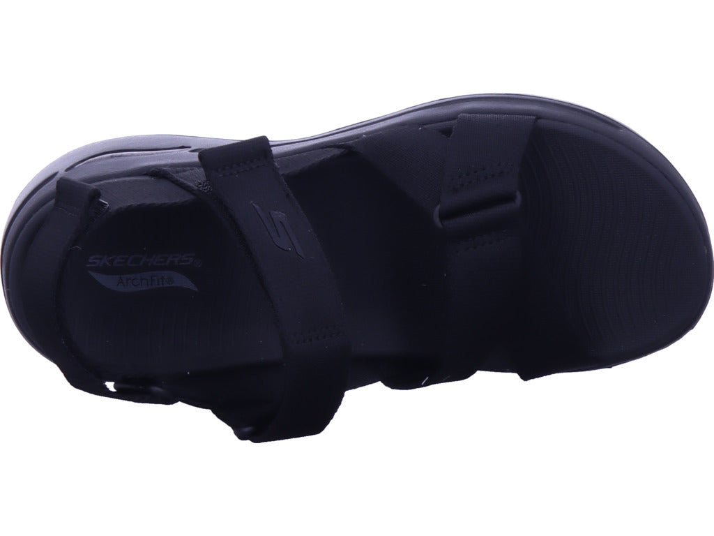 SKECHERS Damen Sandalette  in schwarz